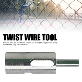 Wire Twister Tool for Drill, Wire Twister Wire Connector, Electrical Wire Twisting Tool for Use with 9 Gauge Drill Chuck, Cable Quick Stripping