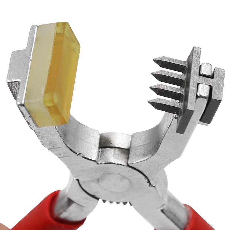 Silent Leather Hole Punch Tool - 4mm Stitching Pliers for