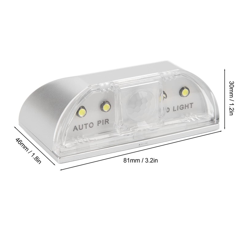 Topyond Motion Sensor Night Light, Keyhole Light with 4 LED