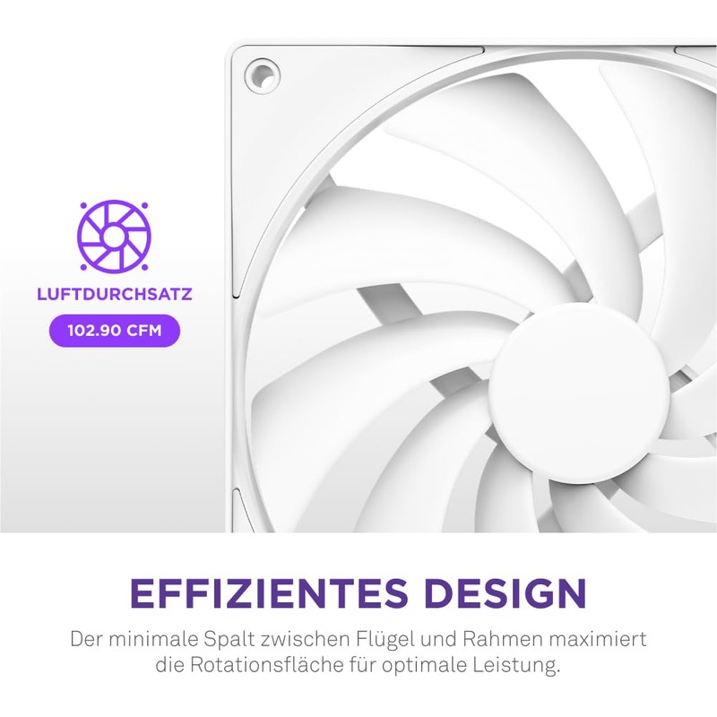 NZXT F140Q | 140mm Quiet Airflow PC Case Fan |