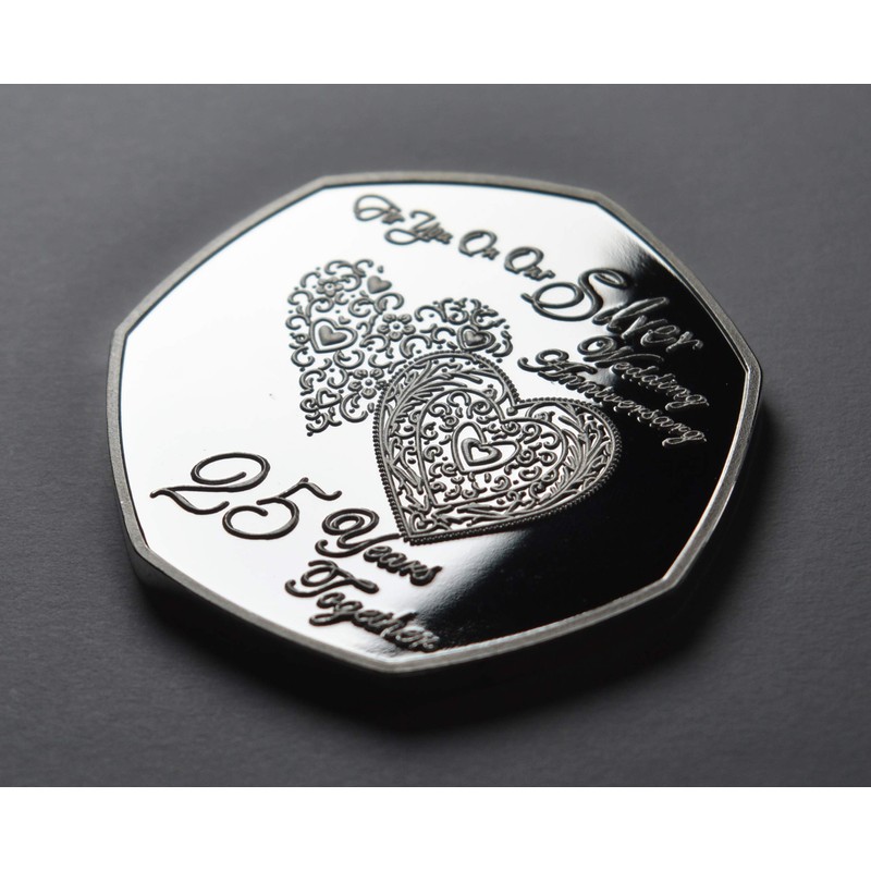 The Commemorative Coin Company On Our 25th SILVER WEDDING ANNIVERSARY