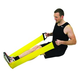 Aidapt Resistance Exercise Band with Integral Handles for Improved Grip. Ideal for use during Rehabilitation when building up muscle strength. Multitude of uses and exercises.