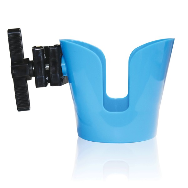 Clamp-On Cup Holder for Wheelchairs