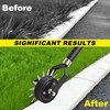 EAGWON Wheel Rotary Edger Lawn Tool, 66-Inch Manual Grass Edge