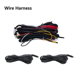 TOTMOX Ultrasonic Blind Spot Detection System Sensor Car Monitoring BSD Radar Kit White