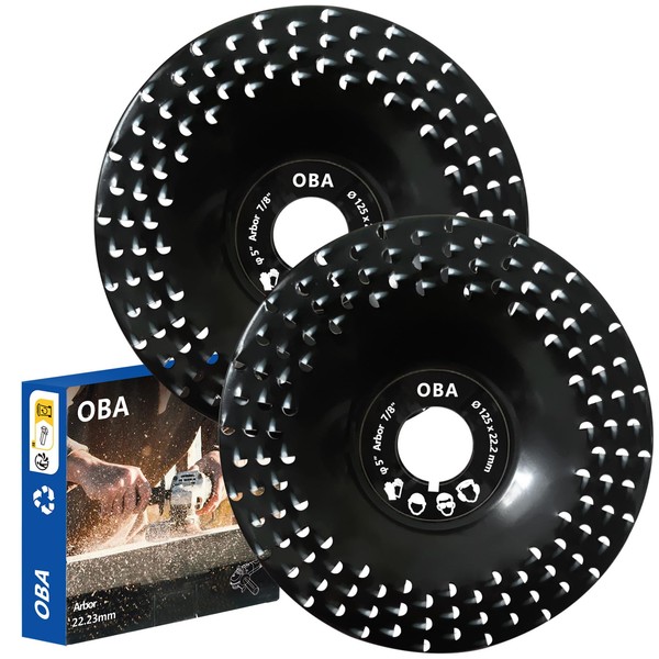 OBA Wood Grinding Disc 125 mm Set Angle Grinder [Does