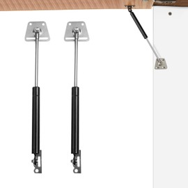 Pack of 2 gas pressure dampers 300N, gas spring damper, furniture air pressure damper for doors and cabinets, gas strut lift cabinet, air pressure damper for dressing tables, wardrobes, gas springs