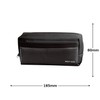 Kamio Japan 214699 Menny Pockets, Pen Case, Black, Pencil Case,
