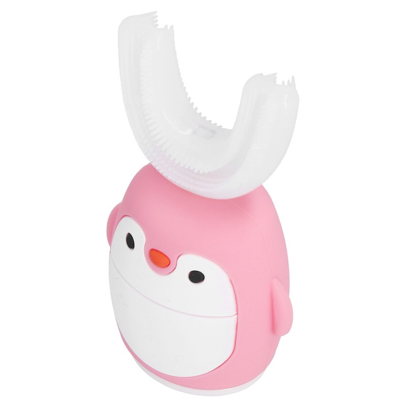 Children Cartoon Electric Toothbrush Cute Cleaning U shaped Toothbrush Oral