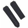 Ewatchparts 24mm Leather Watch Band Strap Rubber Compatible With Hublot
