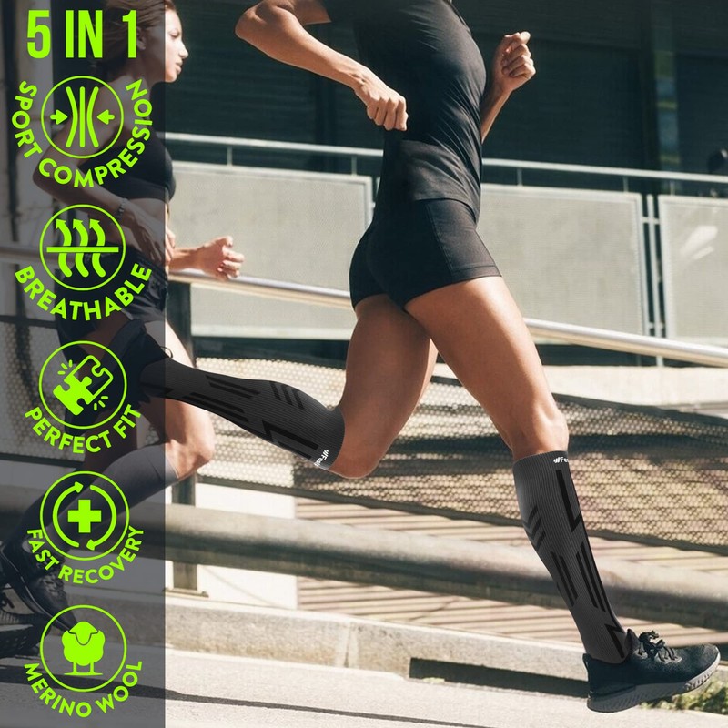 Feel Recovery 1 Pair Sports Compression Socks Men/Women - Compression