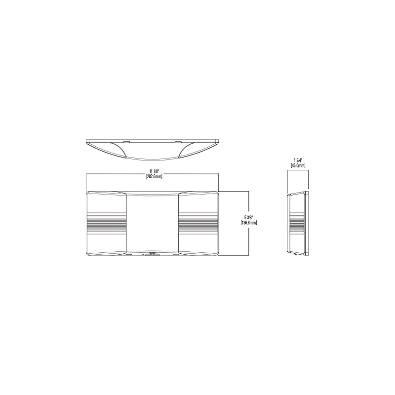 Sure-Lites White Integrated LED Emergency Light with Nickel Cadmium Battery