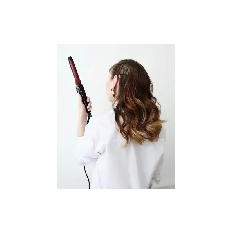 Rizadora De Cabello Gama Turmalina Ferro Tenaza Viaje Pelo