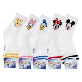 EVEISOCKS Animation Character Cartoon Series Collection Women's Original Socks (US, Alpha, One Size, Regular, Regular, D_04)