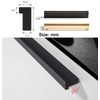 Qrity 2 Units L 90° Kitchen Cupboard Cabinet Door Handle