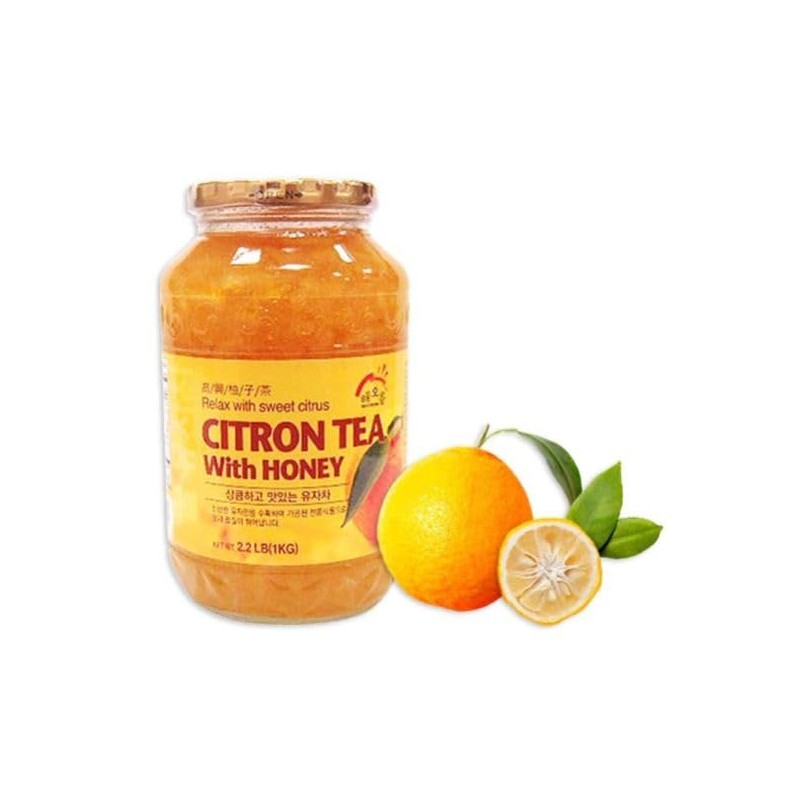 Haioreum Citron Tea with Honey Refresh Delight Large One Glass