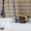 Natural Rosa Levanto Marble Sponge Holder for Kitchen Counter, Drying