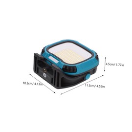 Operitacx Aufladen Von Akku Leuchten Flutlicht Akku Außenleuchten Powered Light LED Wiederaufladbare Tragbare Wand Handarbeitsleuchten Akku Lampe Abs Blau