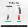 sourcing map 2pcs Welding Chipping Hammer 11.3" Slag Hammer with