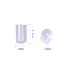 Pandahall 450pcs Clear Soft Plastic Earring Back Stopper