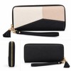 Women's Long Zipper Wallet for Everyday Organization – PU Leather