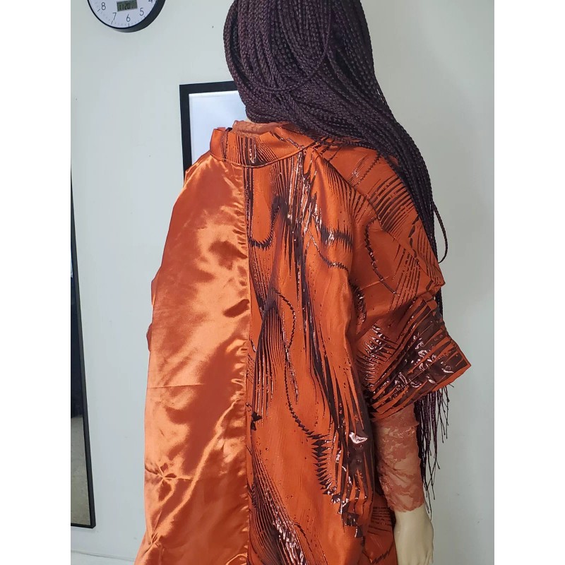 For Women Agbada Kimono, bubu chantily lace set, stylish Bubu