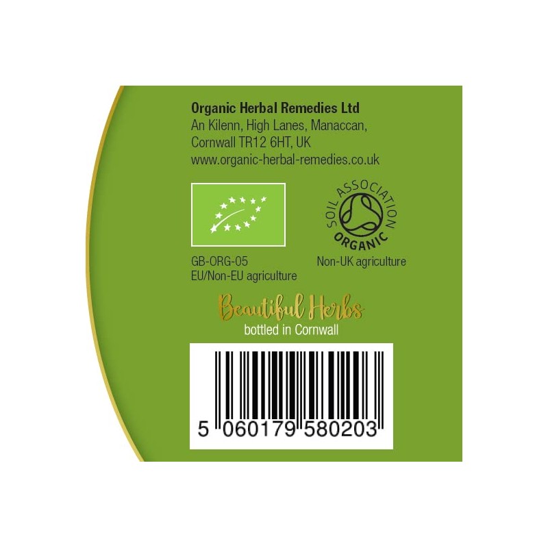 Organic Herbal Remedies 100ml Ginkgo Biloba Tincture