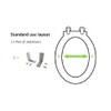 One Pair of Strong Galvanised Steel Toilet Seat Stabilisers, Buffers