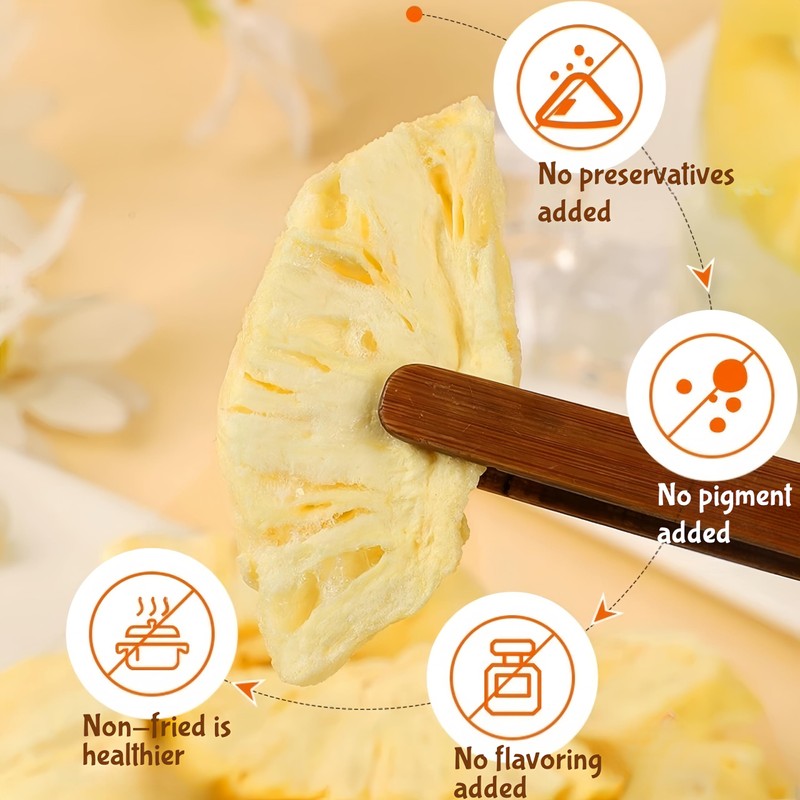 Freeze-Dried Pineapple Crisps | Snacks with No Added Sweeteners |