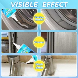 Home Remover Gel, 10 FL OZHousehold Washing Machine Cleaner for Washing Machine Sealant Tiles Grout Bathroom Cleaning Home Kitchen Sinks Cleaning