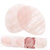 LALAFINA 4pcs Natural Scraping Plate for Portable Worry Stone for