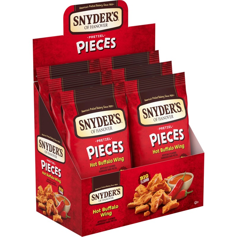 Snyder's of Hanover Pretzel Pieces, Hot Buffalo Wing, 3.25 Oz,