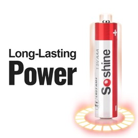 Soshine AAA Batteries 36 Pack - Alkaline Triple A Batteries - Long Lasting, Leakproof 1.5v Batteries - 5-Year Shelf Life