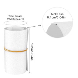 Shoe Sole Protector, 3.94x39.37 Inch Self-Adhesive Anti-Slip Shoe Grips on Bottom of Shoes Clear Transparent Sole Guard Stickers Protector Cover Pad for High Heels Boots & Sneakers