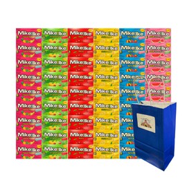Generic Candy Assorted Flavor Mike And Ike, 6 Flavor, Tropical Typhoon, Berry Blast, Cherry, Sour Watermelon, Sour Lemon, Original Fruits 0.78 Oz, 9 Each Flavor, 54 Pack
