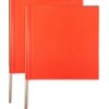 18 Inch X 18 Inch Orange Safety Flag Caution Flags