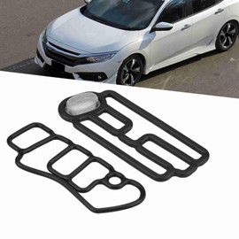 KIMISS 1 Pair VTEC Gasket, Rubber Head Cylinder Solenoid Gasket for VTEC Solenoid Gasket for Honda, 15815R70A01, 15845R70A01