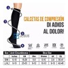 Medias Calcetas Compresión Alivia Varices Y Circulación 6par
