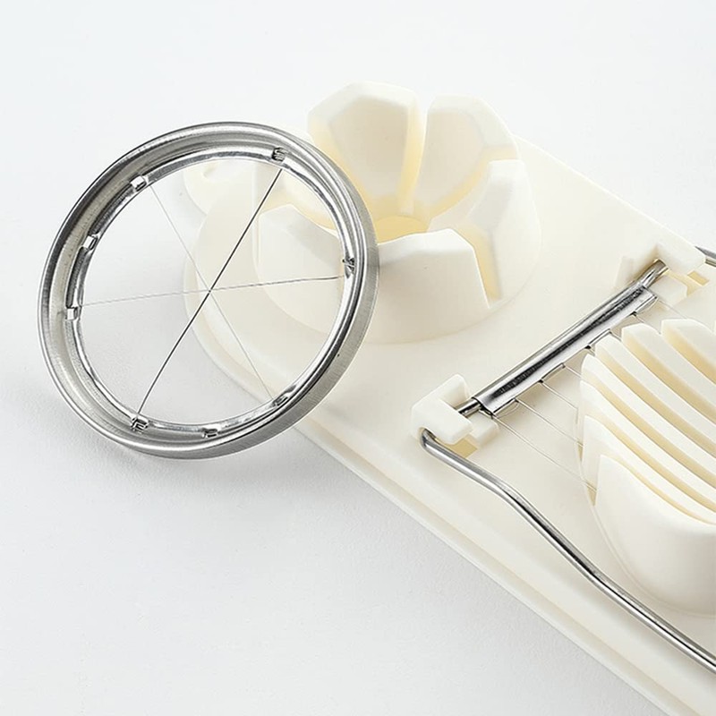 Slice Hard Boiled Eggs Egg Slicer Cutter Wedges Kitchen Tool