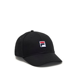 FILA Unisex Adult's Badge Cap, Black, One Size