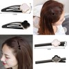 YOVOY 4 Pcs Bangs Clips, Cute, Flower Hairpin, Stylish, Bangs