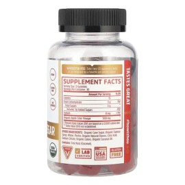 Gomitas Veganas Zhou Nutrition Vinagre Sidra Manzana Orgánicas 60 U