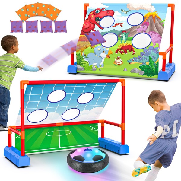 2-in-1 Moving Kick Toss Games for Kids Ages 3-12, Light