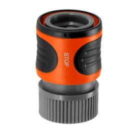 GARDENA (36918) Female Threads Garden Hose Connector with Water Stop