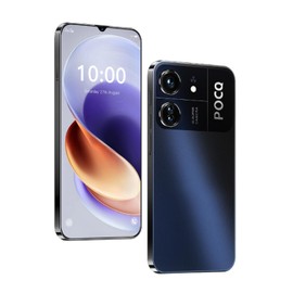 DEMANN GMBH Unlock your phone, 6.3 inch screen, 2GB RAM + 16GB ROM/TF 128GB, 2MP + 8MP dual camera, support for 4G LTE FDD TDD, dual SIM, suitable for beginners. (Dark black91)