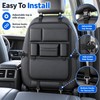 Car Seat Back Organizer for Rear Seat Storage – Black