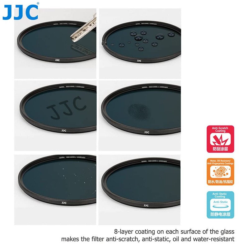 JJC ND64 ND Filter 77mm Neutral Density Filter Ultra Slim