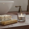 ottoman Travertine Soap Dish Decorative Stone 10 x 10 cm