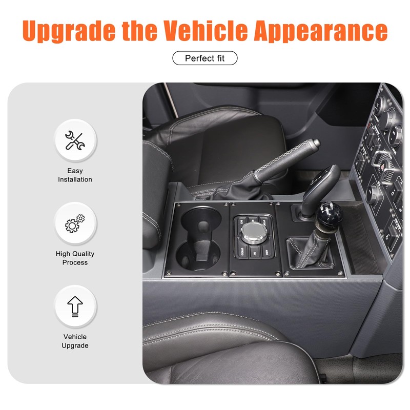 Tumukiw Car Center Console Panel Cover Trim Compatible with INEOS