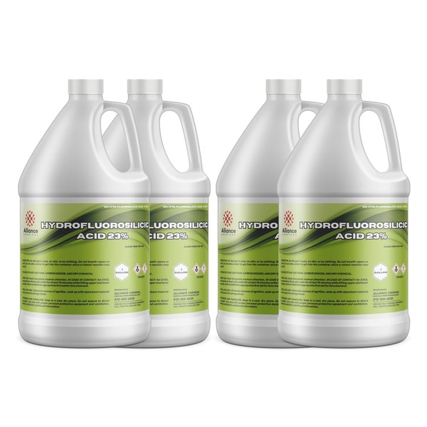 Hydrofluorosilicic Acid 23% (HFS) - 4 Gallons Case